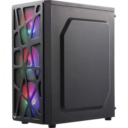 Корпус Formula MANA черный без БП ATX 6x120mm 1xUSB2.0 1xUSB3.0 1xUSB3.1