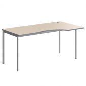 Стол эргономичный СА-1S(R) Клен/Алюминий 1600х900х755. IMAGO-S Стол эргономичный СА-1S(R) Клен/Алюминий 1600х900х755. IMAGO-S