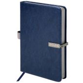 Ежедневник датированный 2026 А5 138x213 мм, BRAUBERG "Inspiration", под кожу, цветной срез, синий, 117474 Ежедневник датированный 2026 А5 138x213 мм, BRAUBERG "Inspiration", под кожу, цветной срез, синий, 117474
