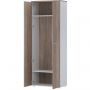 Корпус гардероба Комус Мебель К-Loft 241H010 786х420х2106 сонома темн/белый