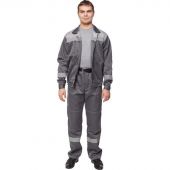 Костюм рабочий летний муж. л22-КБР т.сер./св.сер (р.44-46) 158-164 Костюм рабочий летний муж. л22-КБР т.сер./св.сер (р.44-46) 158-164