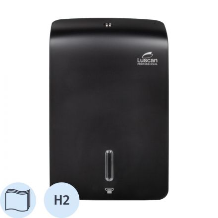 Диспенсер для полотенец лист Luscan Prof Etalon Z-слож maxi черный 151061 Диспенсер для полотенец лист Luscan Prof Etalon Z-слож maxi черный 151061