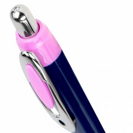 Ручка шариковая автоматическая с грипом BRAUBERG DELTA CLIP, СИНЯЯ, ассорти, узел 0,7 мм, линия письма 0,35 мм,144201 Ручка шариковая автоматическая с грипом BRAUBERG DELTA CLIP, СИНЯЯ, ассорти, узел 0,7 мм, линия письма 0,35 мм,144201