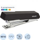 Степлер Attache Eco до 10лис,цвета в ассор.(черн,синий,зелен),№10 антистеп Степлер Attache Eco до 10лис,цвета в ассор.(черн,синий,зелен),№10 антистеп