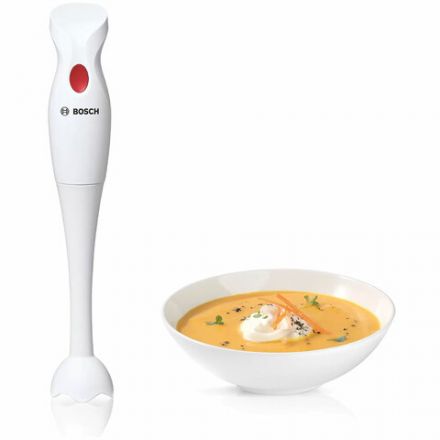 Блендер погружной BOSCH MSMP1000, 350 Вт, 1 скорость, 1 насадка, белый Блендер погружной BOSCH MSMP1000, 350 Вт, 1 скорость, 1 насадка, белый