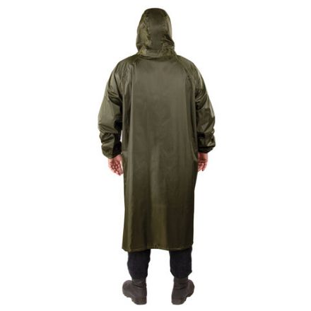 Дождевик-плащ цвета хаки на молнии многоразовый с ПВХ-покрытием, размер 56-58 (XXL), рост 170-176, ГРАНДМАСТЕР, 610848 Дождевик-плащ цвета хаки на молнии многоразовый с ПВХ-покрытием, размер 56-58 (XXL), рост 170-176, ГРАНДМАСТЕР, 610848