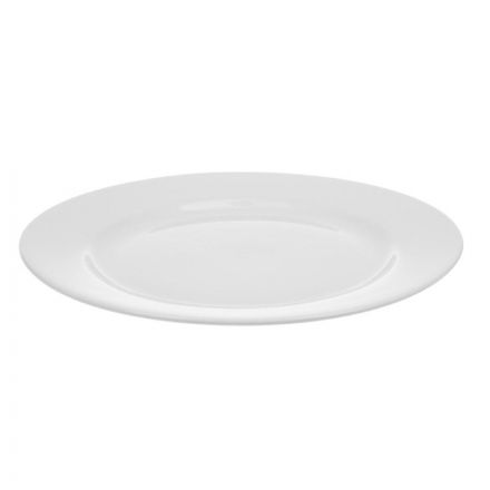 Тарелка Chan Wave Classic мелкая, фарфор, белый, D250мм, фк0131 Тарелка Chan Wave Classic мелкая, фарфор, белый, D250мм, фк0131