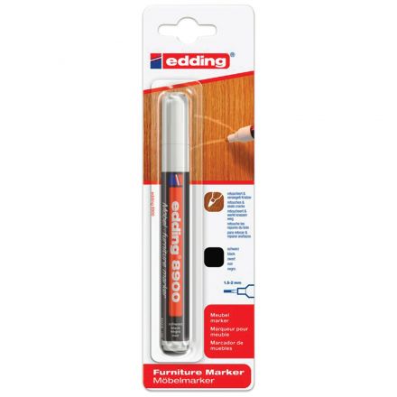 Маркер лаковый для мебели EDDING 8900, 1,5-2 мм, ЧЕРНЫЙ, нитро-основа, E-8900/01 Маркер лаковый для мебели EDDING 8900, 1,5-2 мм, ЧЕРНЫЙ, нитро-основа, E-8900/01