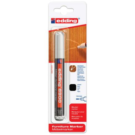 Маркер лаковый для мебели EDDING 8900, 1,5-2 мм, ЧЕРНЫЙ, нитро-основа, E-8900/01 Маркер лаковый для мебели EDDING 8900, 1,5-2 мм, ЧЕРНЫЙ, нитро-основа, E-8900/01