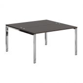 Стол 2-х местный XGWST 1414.1 Легно темный/Нержавеющая сталь 1400х1406х750 XTEN GLOSS