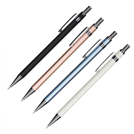 Карандаш механический Deli корпус металлический 4 цвета в асс 0.5мм S003 Карандаш механический Deli корпус металлический 4 цвета в асс 0.5мм S003