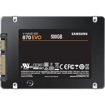 SSD накопитель Samsung 870 EVO 2.5 SATA III 500Gb (MZ-77E500BW) SSD накопитель Samsung 870 EVO 2.5 SATA III 500Gb (MZ-77E500BW)