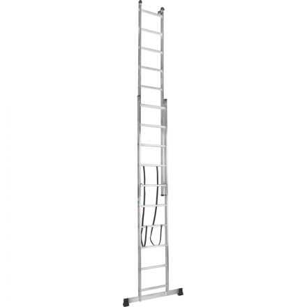 Лестница трехсекционная алюминиевая 3х10 ступеней TOPFORT