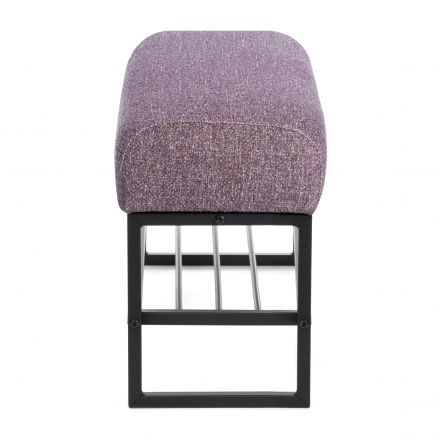 Банкетка-обувница Charli Lux/Чарли Люкс велюр/букле, VT shape wood rose Банкетка-обувница Charli Lux/Чарли Люкс велюр/букле, VT shape wood rose