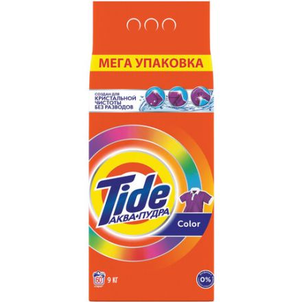 Стиральный порошок-автомат 9 кг, TIDE (Тайд) Color Стиральный порошок-автомат 9 кг, TIDE (Тайд) Color
