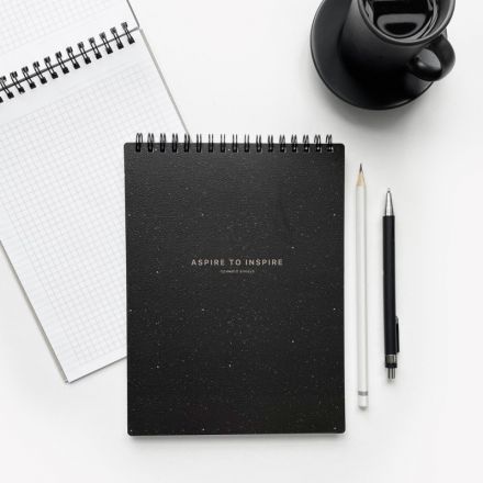 Блокнот А5 80л.клетка,спираль,Be Smart Sence черн,N3708 Блокнот А5 80л.клетка,спираль,Be Smart Sence черн,N3708