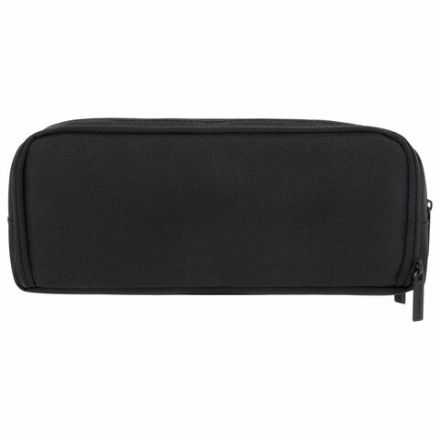 Пенал-органайзер BRAUBERG, 2 откидные планки, полиэстер, 23x9х7 см, "Total black", 272317