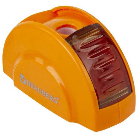 Точилка BRAUBERG "Roll", с контейнером, пластиковая, корпус ассорти, 228464 Точилка BRAUBERG "Roll", с контейнером, пластиковая, корпус ассорти, 228464