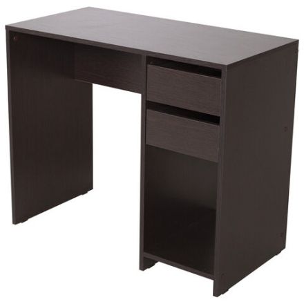 Стол письменный/компьютерный BRABIX "Scandi CD-017", 900х450х750 мм, 2 ящика, венге, 641896, ЦБ013706-3 Стол письменный/компьютерный BRABIX "Scandi CD-017", 900х450х750 мм, 2 ящика, венге, 641896, ЦБ013706-3