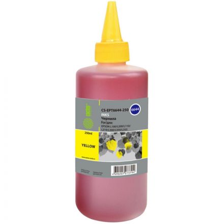 Чернила Cactus CS-EPT6644-250 T6644 жел. 250мл для Epson L100/L200/L300 Чернила Cactus CS-EPT6644-250 T6644 жел. 250мл для Epson L100/L200/L300