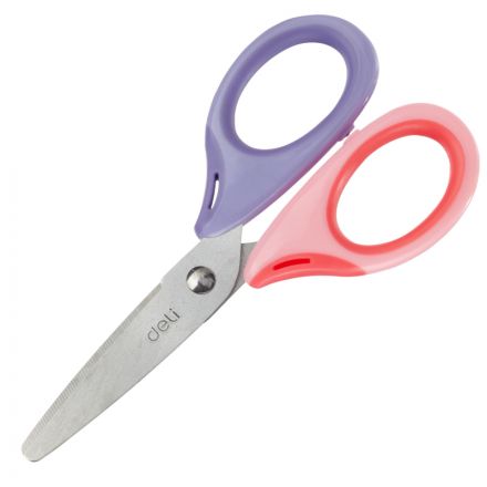 Ножницы детские Deli E6068 Neon 135мм сталь ассорти