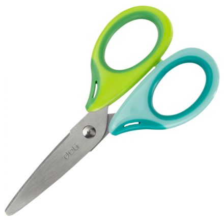 Ножницы детские Deli E6068 Neon 135мм сталь ассорти