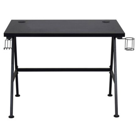 Стол компьютерный на металлокаркасе BRABIX "TECH GT-001", 1000х600х765 мм, черный, 641857 Стол компьютерный на металлокаркасе BRABIX "TECH GT-001", 1000х600х765 мм, черный, 641857
