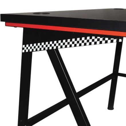 Стол компьютерный на металлокаркасе BRABIX "TECH GT-001", 1000х600х765 мм, черный, 641857 Стол компьютерный на металлокаркасе BRABIX "TECH GT-001", 1000х600х765 мм, черный, 641857