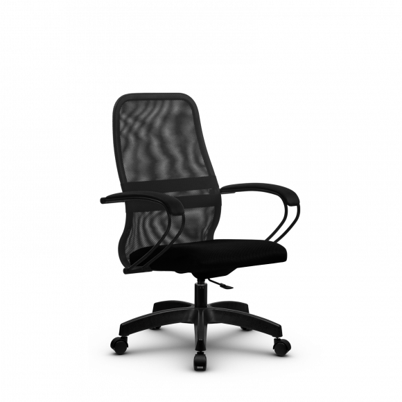 Кресло Metta SU-CP-8P темно-серое/черное Pl