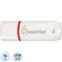 Флеш-память SmartBuy Crown 16 Gb USB 2.0 белая