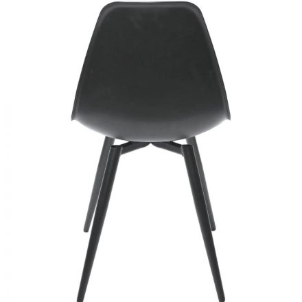 Стул Комус EAMES PLAST HN BLACK (BOX-4) (KM) RU K02 черный/черный Стул Комус EAMES PLAST HN BLACK (BOX-4) (KM) RU K02 черный/черный