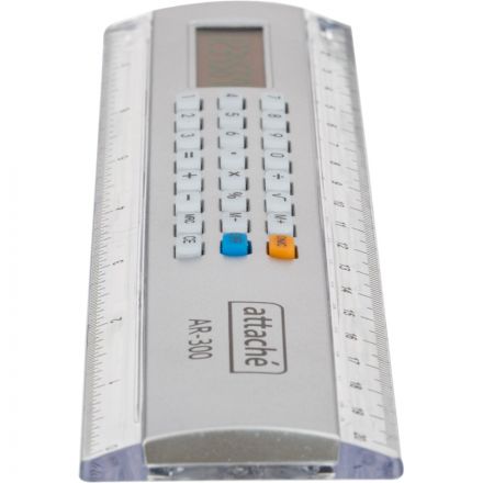 Калькулятор настольный с линейкой Attache AR-300, 8р., пит. от бат., серый Калькулятор настольный с линейкой Attache AR-300, 8р., пит. от бат., серый