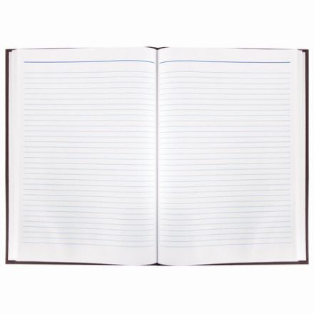 Книга учета 96 л., линия, твердая, бумвинил, блок офсет, А4 200х290 мм, ОФИСМАГ, 130178