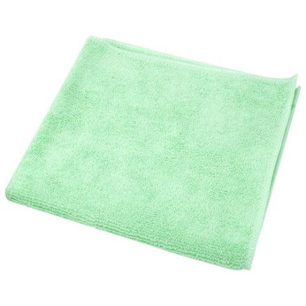 Салфетки VILEDA PROFESSIONAL "МикроТафф Плюс" КОМПЛЕКТ 5 шт., микрофибра, зеленый, 38х38 см, 174203