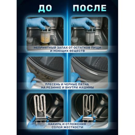 Таблетки для очистки стиральных и посудомоечных машин 30 шт., CLEAN&FRESH, Cd1m30 Таблетки для очистки стиральных и посудомоечных машин 30 шт., CLEAN&FRESH, Cd1m30