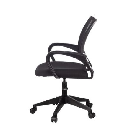 Кресло BRABIX "Fly MG-396", с подлокотниками, сетка, черное, 532083