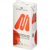 Молоко Деловой стандарт УТП 3,2% 1л