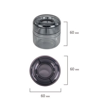 Скрепочница магнитная STAFF "Basic", прозрачный корпус, 270556, 59 Скрепочница магнитная STAFF "Basic", прозрачный корпус, 270556, 59