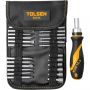 Набор бит 1/4, PH, PZ, Hex, Torx, Slotted, 26 предметов TOLSEN TT20186