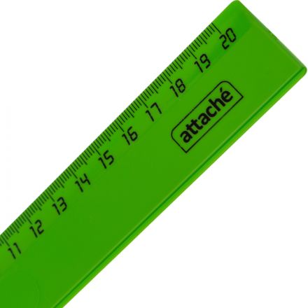 Линейка Attache 20 см пластиковая (4 штуки в упаковке) Линейка Attache 20 см пластиковая (4 штуки в упаковке)