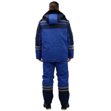 Костюм рабочий зимний з03-КПК вслк. с синим (р.52-54) 182-188 Костюм рабочий зимний з03-КПК вслк. с синим (р.52-54) 182-188