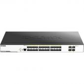 Коммутатор D-Link DGS-3000-28XS/B1A 24х1000Base-X SFP, 4х10GBase-X SFP