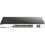 Коммутатор D-Link DGS-3000-28XS/B1A 24х1000Base-X SFP, 4х10GBase-X SFP
