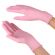 Перчатки нитриловые смотровые SFM Supersoft PINK, Германия, 100 пар (200 штук), размер 9-10, L (большой), розовые