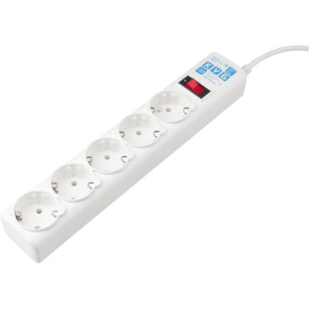 Сетевой фильтр Power Cube B 5.0 м 5 роз (белый) 10А/2,2кВт(SPG-B-15-WHITE) Сетевой фильтр Power Cube B 5.0 м 5 роз (белый) 10А/2,2кВт(SPG-B-15-WHITE)