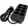 Сетевой фильтр Powercom SP-08 USB03AB 1,8 m (8 розеток) черный