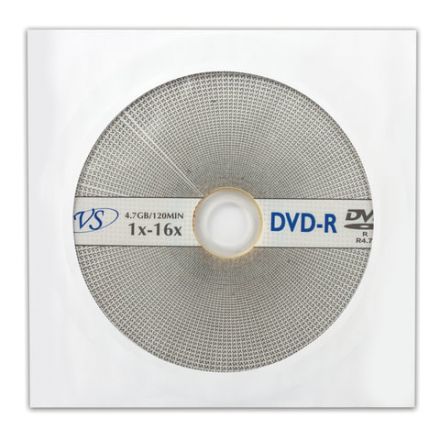 Диск DVD-R VS, 4,7 Gb, 16x, бумажный конверт (1 штука) Диск DVD-R VS, 4,7 Gb, 16x, бумажный конверт (1 штука)