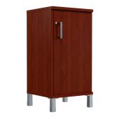 Шкаф-колонка низкая с замком в глухой малой двери B 411.3(RZ) Бургунди 475х450х920 BORN