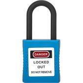 Замок безопасности диэлектрический h=38 мм d=6 мм (Синий)(BD-G11UKD) Замок безопасности диэлектрический h=38 мм d=6 мм (Синий)(BD-G11UKD)