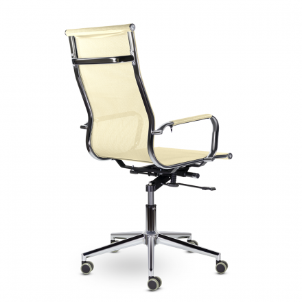 Кресло СН-300 Кайман В soft хром Ср TF21 (бежевый) Кресло СН-300 Кайман В soft хром Ср TF21 (бежевый)
